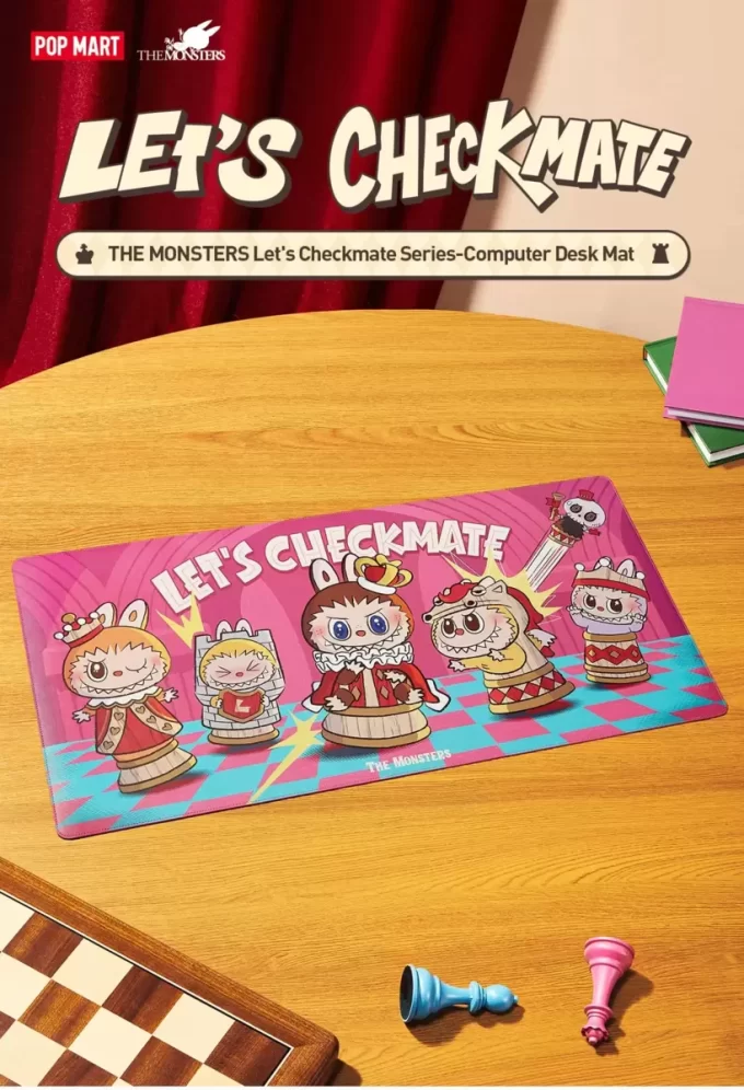 Tappetino da scrivania per computer della serie Let’s Checkmate dei MONSTERS