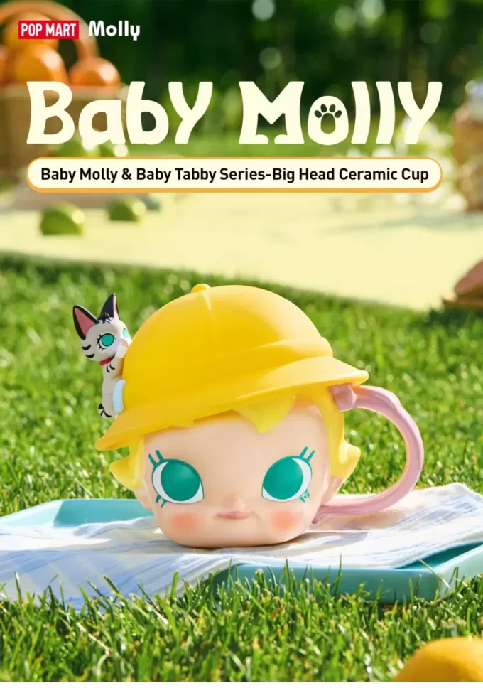Tazza in ceramica Big Head della serie Baby Molly e Baby Tabby