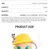 Tazza in ceramica Big Head della serie Baby Molly e Baby Tabby
