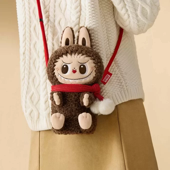 THE MONSTERS Classic Series – Borsa a tracolla con bambola di peluche
