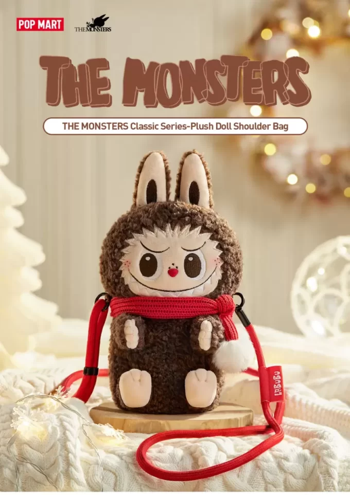 THE MONSTERS Classic Series – Borsa a tracolla con bambola di peluche