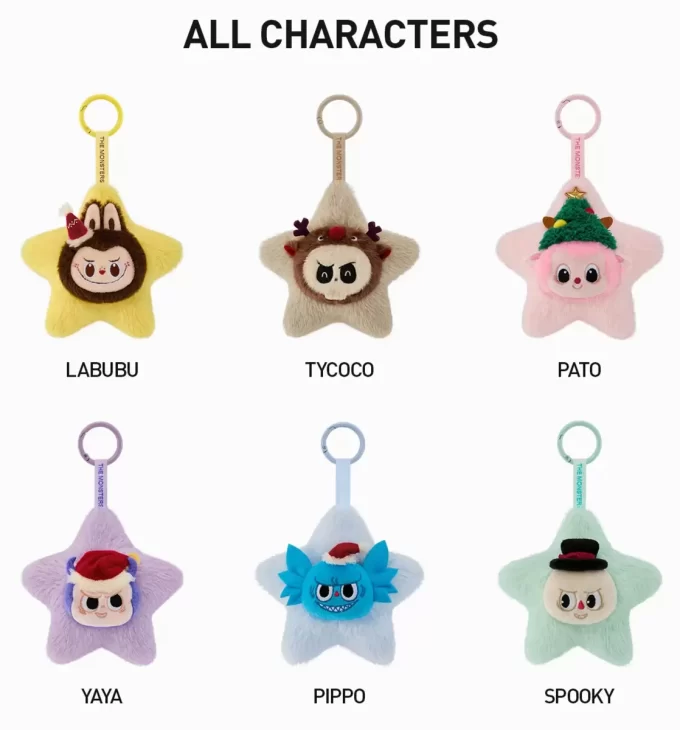 THE MONSTERS Classic Series – Ciondolo di peluche scintillante – Scatola cieca