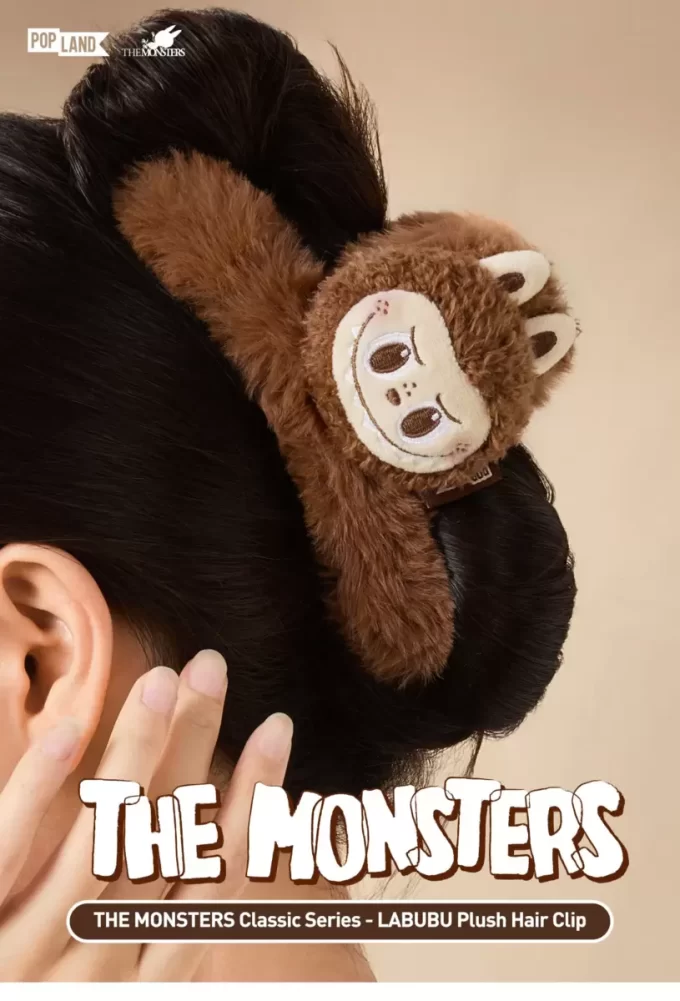 THE MONSTERS Classic Series – Fermaglio per capelli in peluche LABUBU
