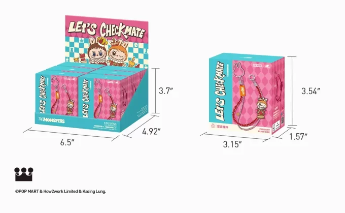 THE MONSTERS Let’s Checkmate Series – Ciondolo Blind Box