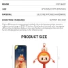 THE MONSTERS Let’s Have Fun Together Series – Custodia per auricolari a forma di tamburo sonaglio