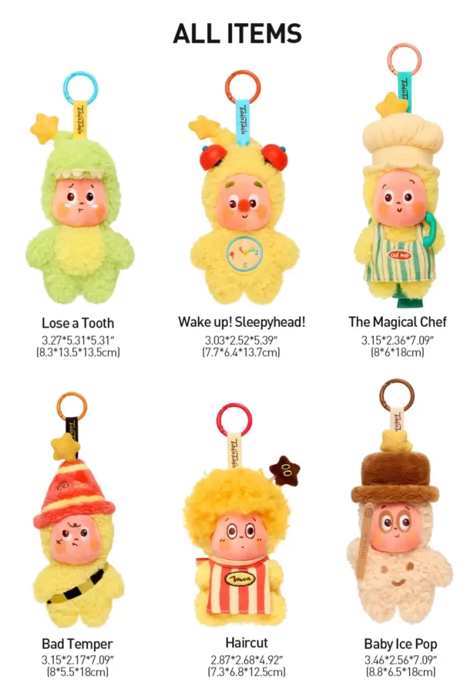 Twinkle Twinkle Be A Little Star Series – Ciondolo di peluche in scatola cieca Twinkle Twinkle Be A Little Star Series – Ciondolo di peluche in scatola cieca