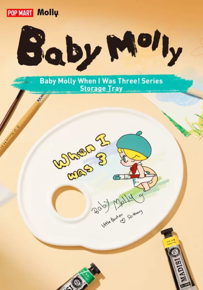 Vassoio portaoggetti della serie Baby Molly When I Was Three!