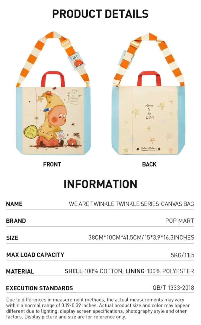 We Are Twinkle Twinkle Series – Borsa in tela