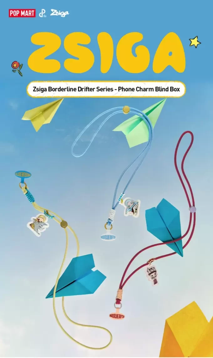 Zsiga Borderline Drifter Series – Scatola cieca con ciondolo per telefono Zsiga Borderline Drifter Series – Scatola cieca con ciondolo per telefono