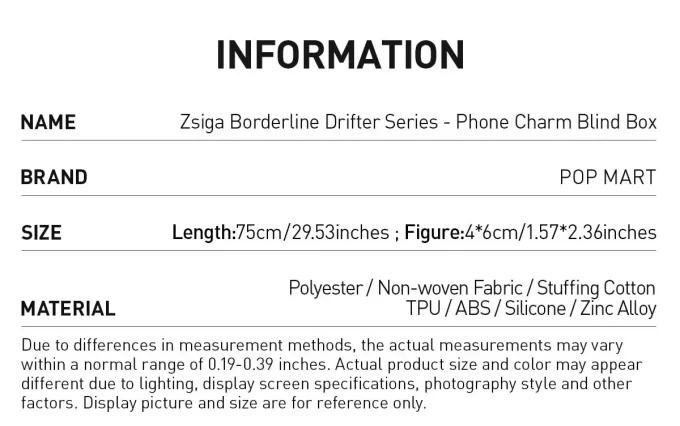 Zsiga Borderline Drifter Series – Scatola cieca con ciondolo per telefono Zsiga Borderline Drifter Series – Scatola cieca con ciondolo per telefono